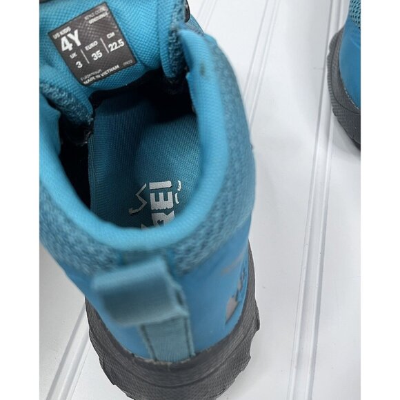 REI Girl’s Turquoise Blue Lace-Up Hiking Boots 4Y - Picture 6 of 7